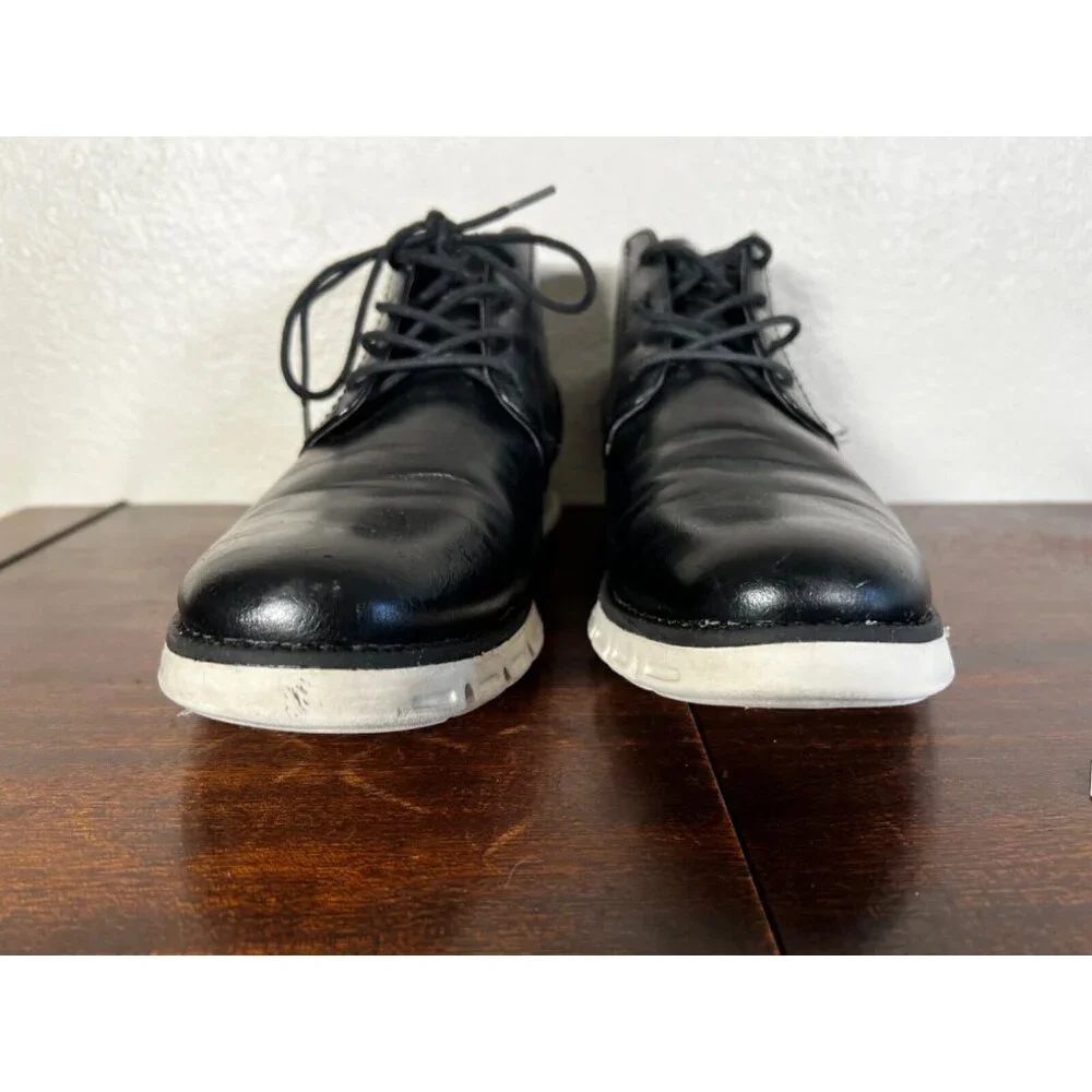 Nine West Hardey Men’s Chukka Boot Sz 9.5 Black Boots Colorblock Eur 42-43 - Picture 7 of 9